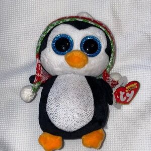 The Beanie Boo Penelope Christmas Penguin